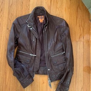 TORY BURCH LEATHER JACKET